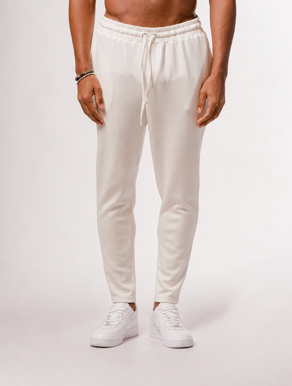 Premium Tight Joggers - Pure White