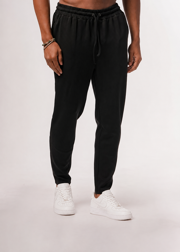 Premium Tight Joggers-True Black