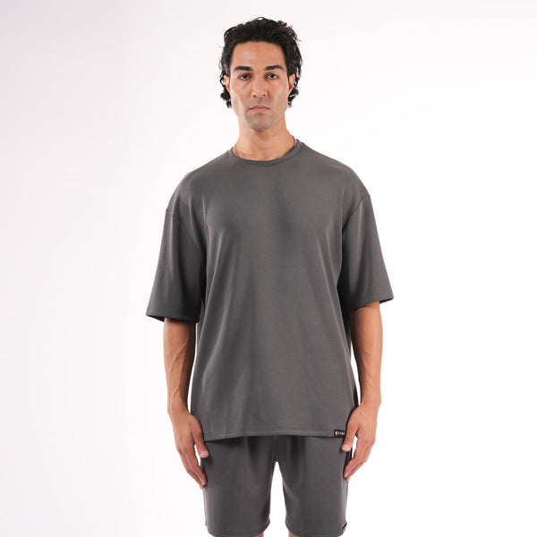 Premium Oversized T-shirt -Charcoal Grey
