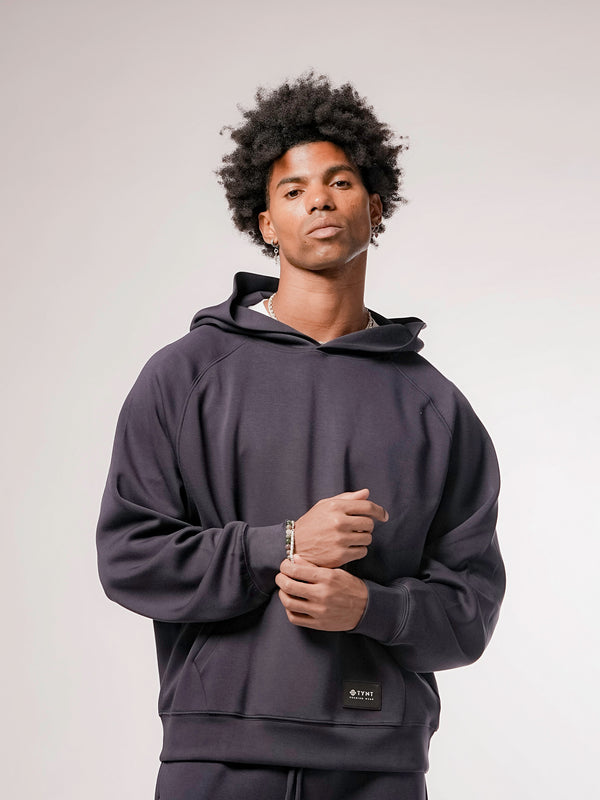PREMIUM OVERSIZED HOODIE - NAVY BLUE