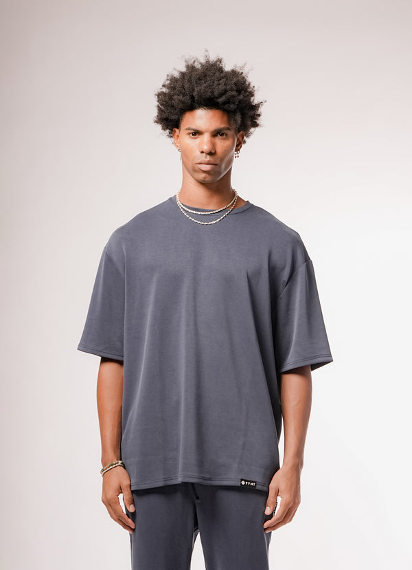 Premium Oversized T-shirt -Navy Blue