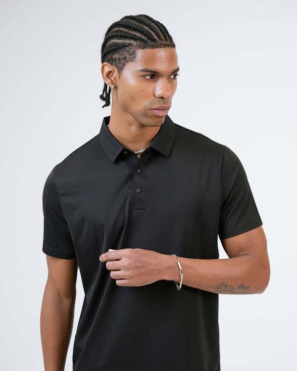 TYNT PREMIUM CLASSIC POLO SHIRT - BLACK